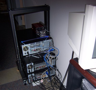 Stolen Notebook Server Rack